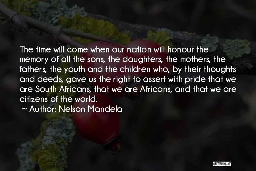Daughters And Fathers Quotes By Nelson Mandela