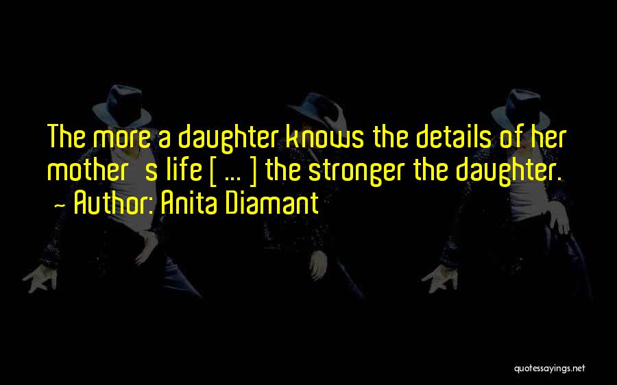 Daughters And Mothers Quotes By Anita Diamant