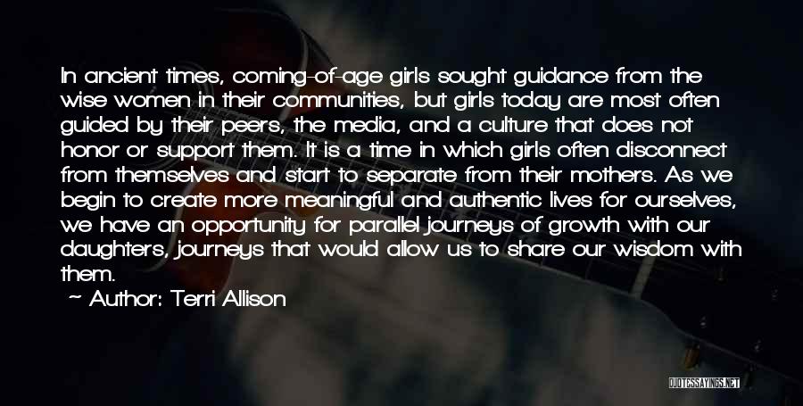 Daughters And Mothers Quotes By Terri Allison