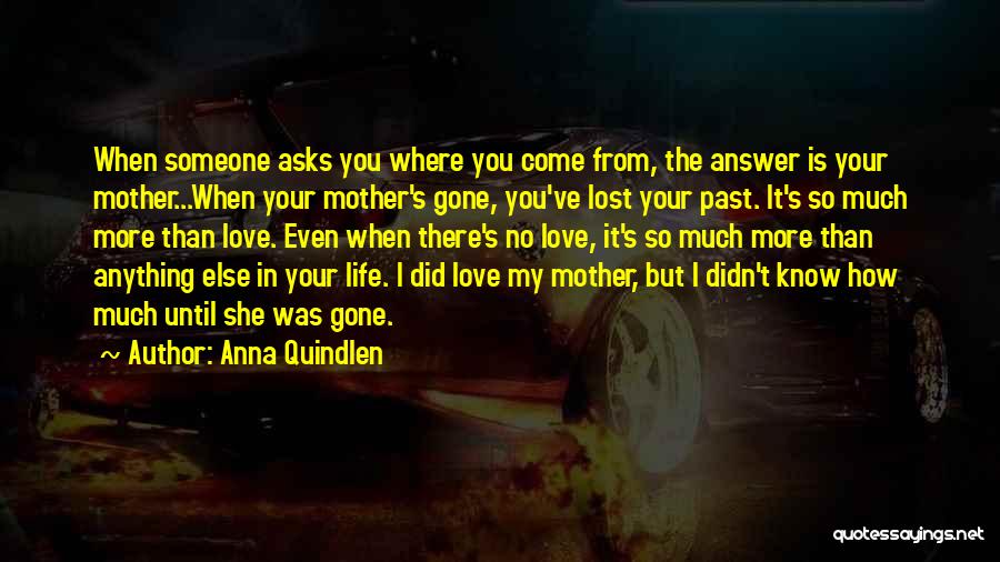 Daughters Who Lost Their Mothers Quotes By Anna Quindlen