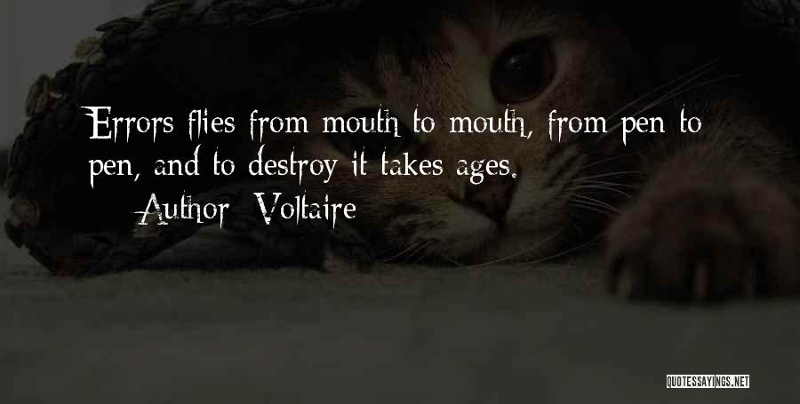 Daugustine Quotes By Voltaire