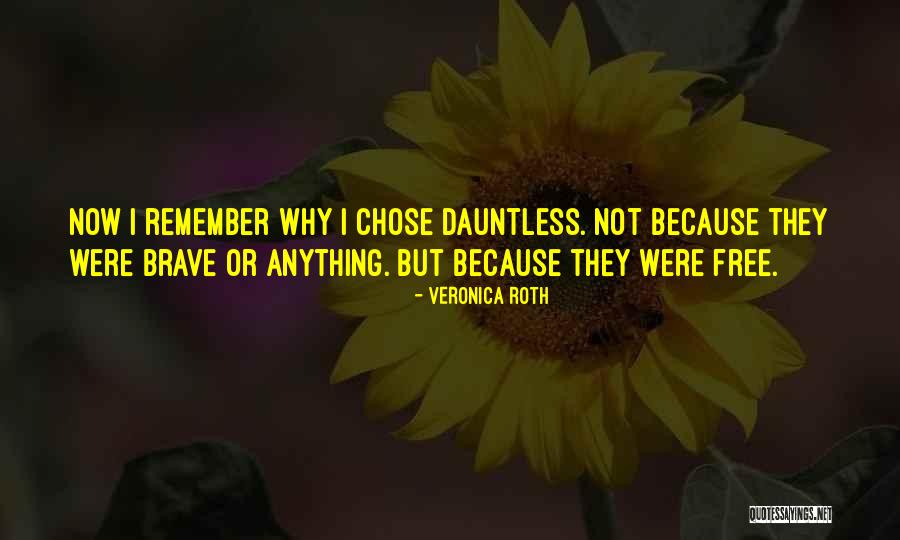 Dauntless Brave Quotes By Veronica Roth