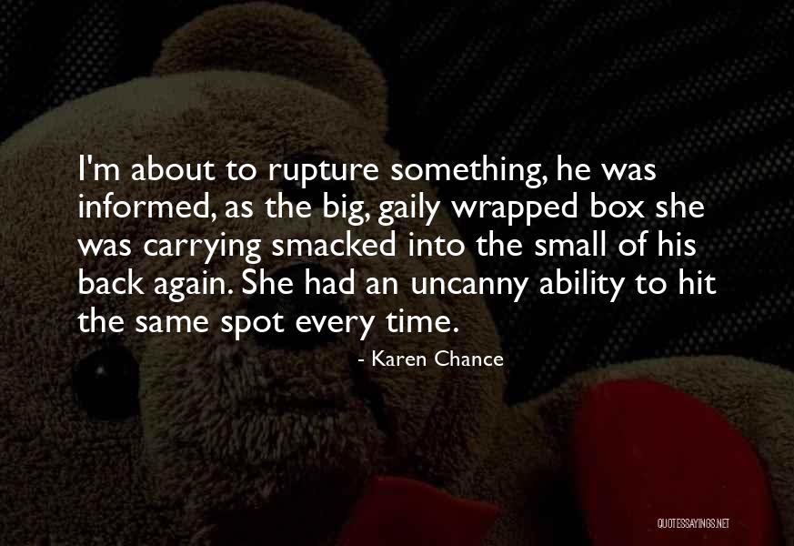 Davaajantsan Quotes By Karen Chance Davaajantsan Quotes By Karen Chance