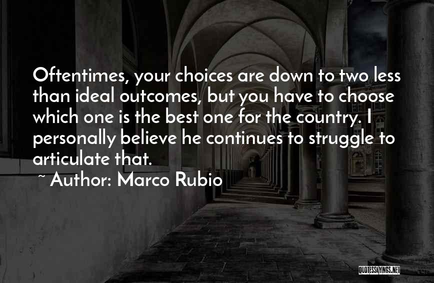 Davaci Quotes By Marco Rubio