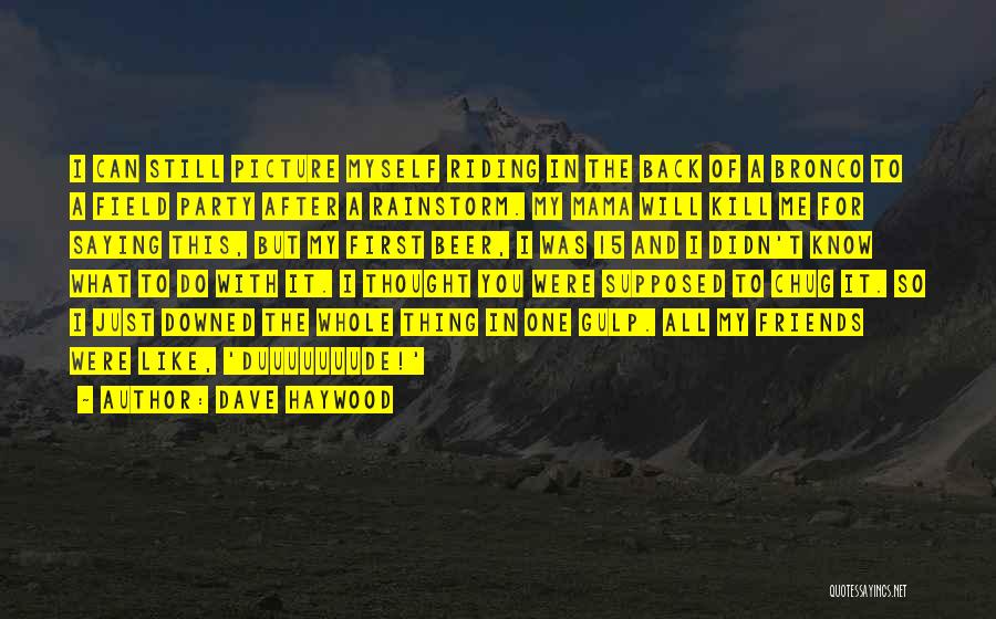Dave Haywood Quotes 1690696