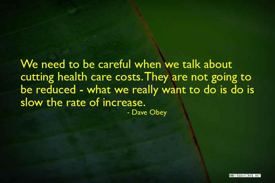 Dave Obey Quotes 1907944