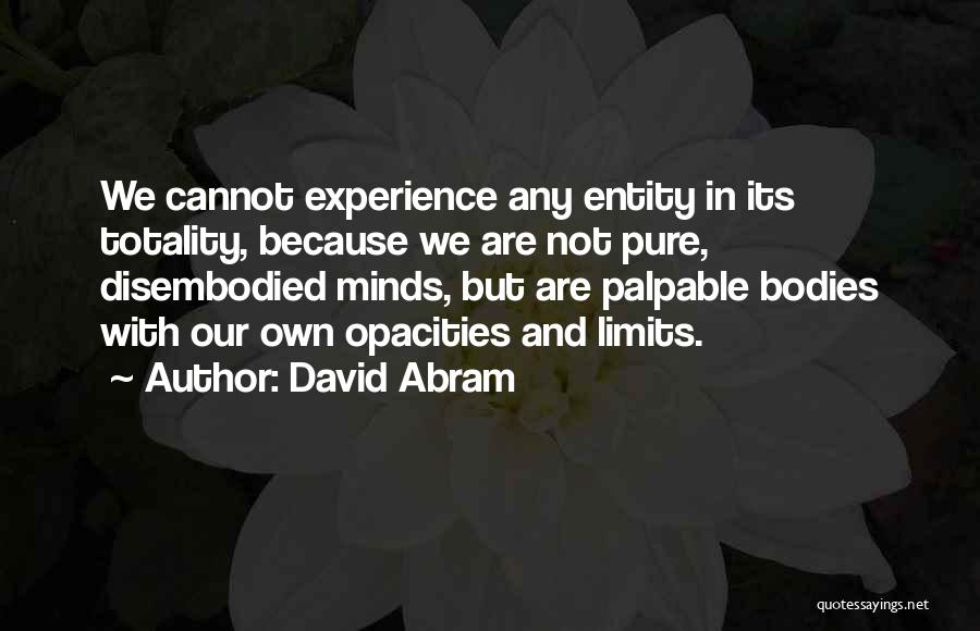David Abram Quotes 1364857