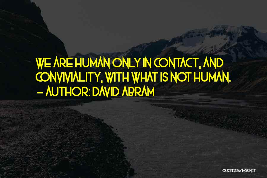 David Abram Quotes 1531738