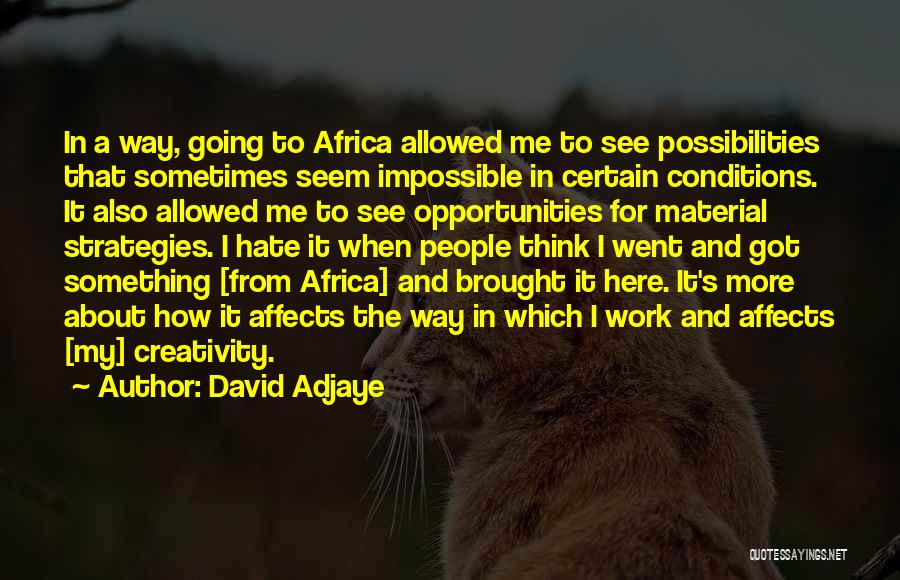 David Adjaye Quotes 423473