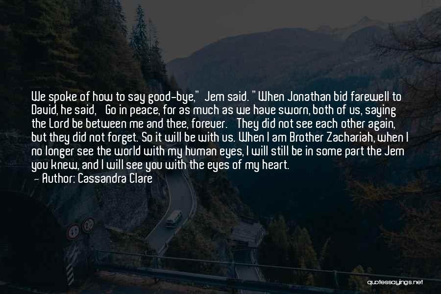 David And Jonathan Quotes By Cassandra Clare