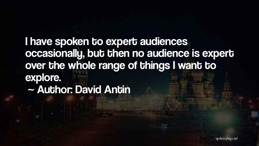 David Antin Quotes 1954776