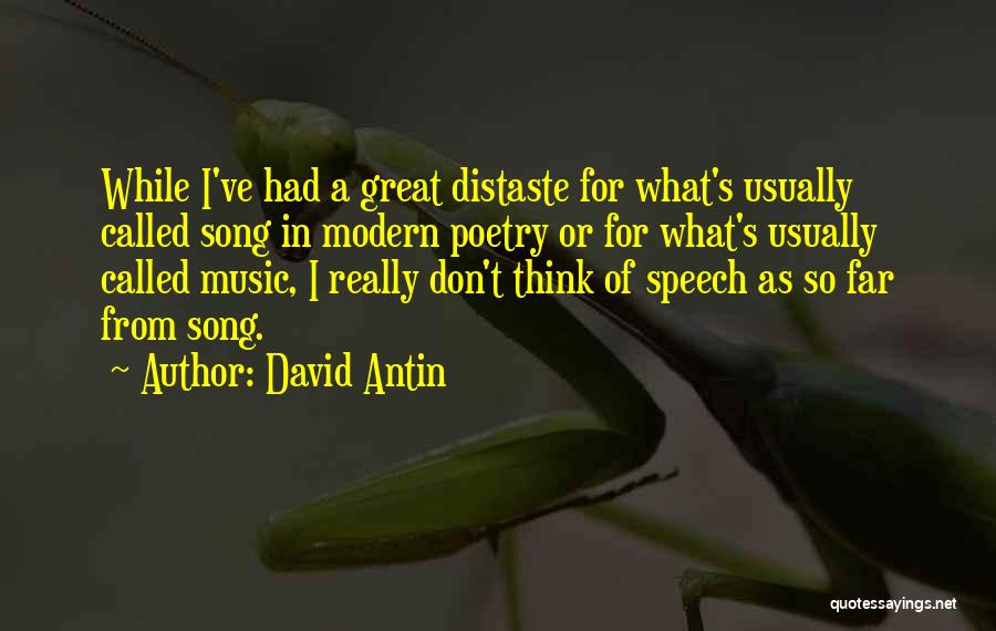 David Antin Quotes 519139