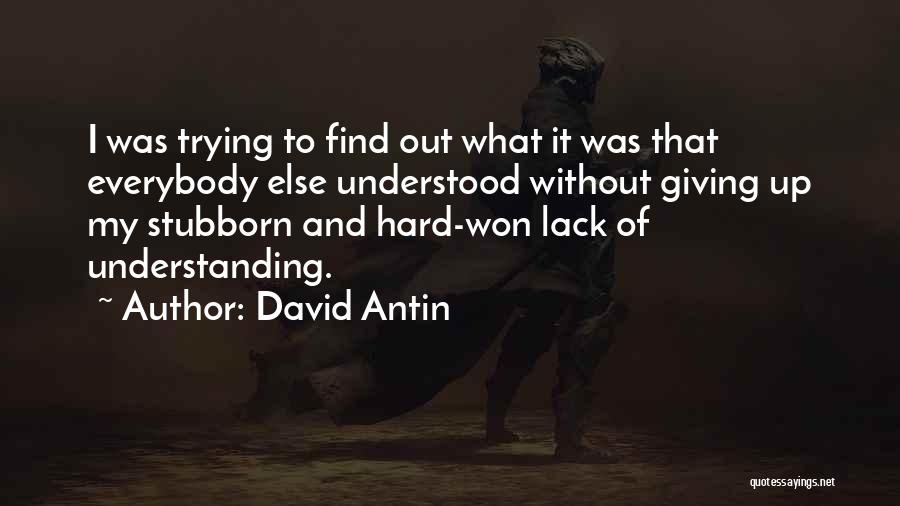 David Antin Quotes 848216