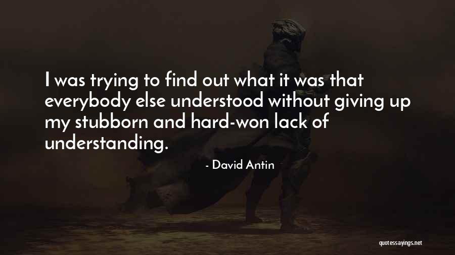 David Antin Quotes 848216