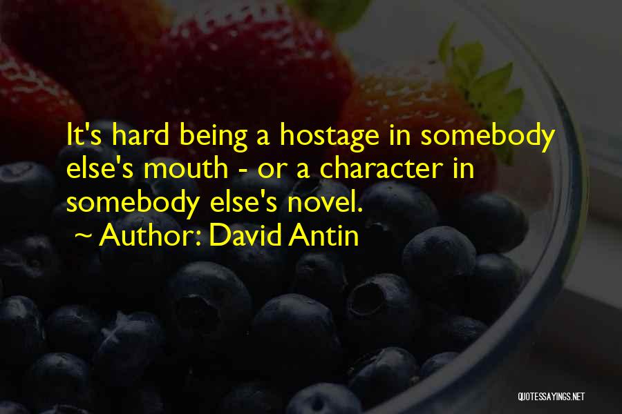 David Antin Quotes 99401