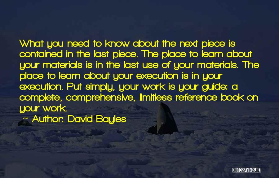 David Bayles Quotes 284960