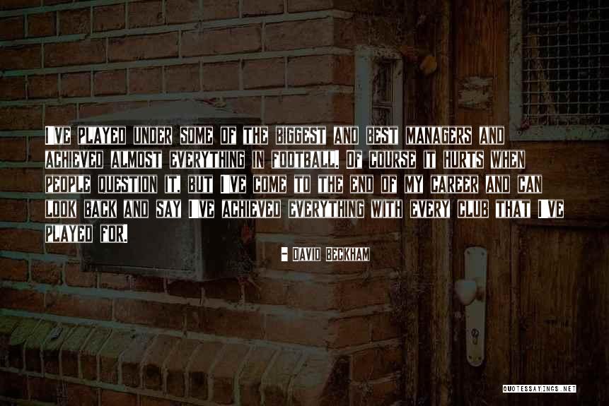 David Beckham Quotes 713244 David Beckham Quotes 713244