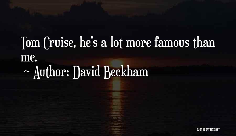 David Beckham Quotes 735534