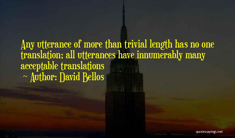 David Bellos Quotes 1622195