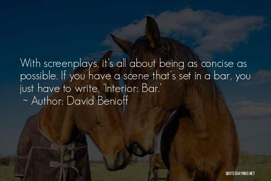 David Benioff Quotes 1245639