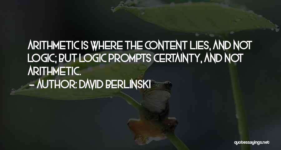 David Berlinski Quotes 1000685