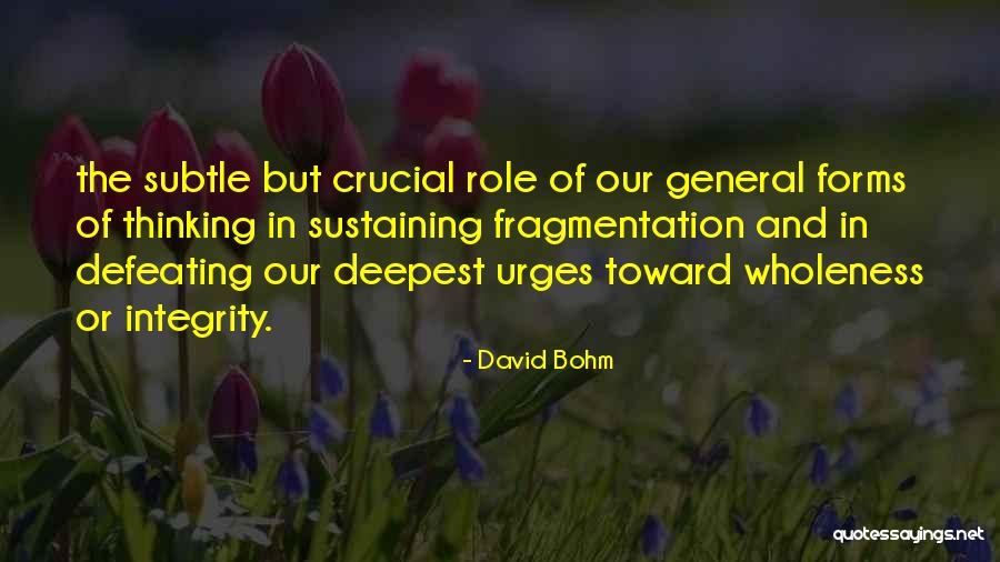 David Bohm Quotes 1473194