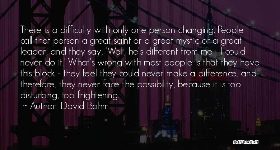David Bohm Quotes 379351