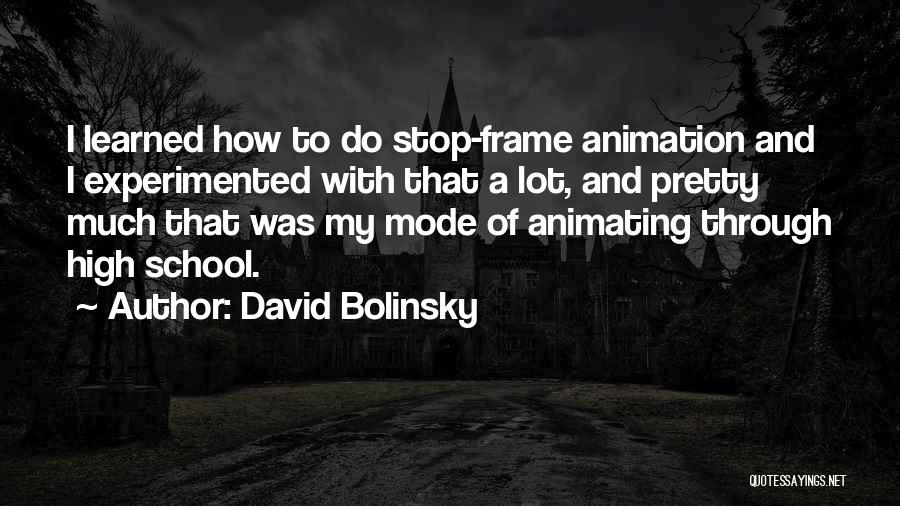David Bolinsky Quotes 291013