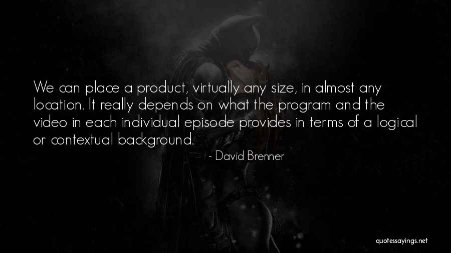 David Brenner Quotes 2192708