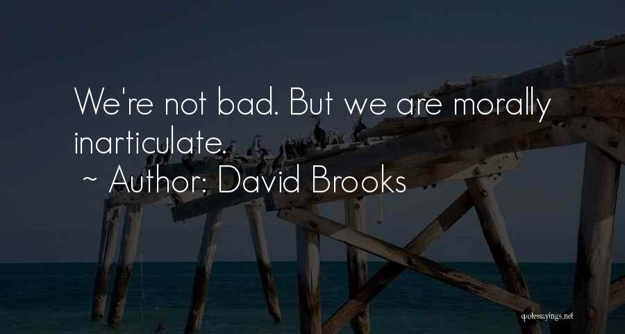 David Brooks Quotes 481316
