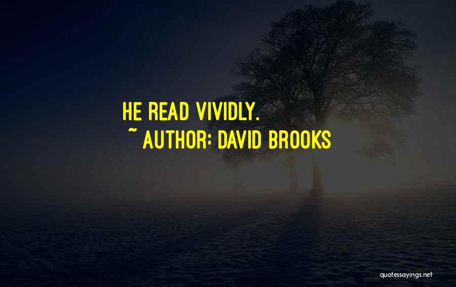 David Brooks Quotes 819345