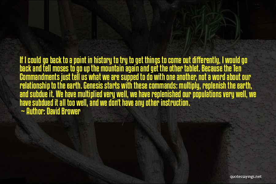 David Brower Quotes 310619