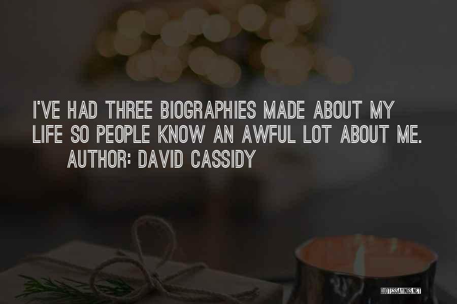 David Cassidy Quotes 764016