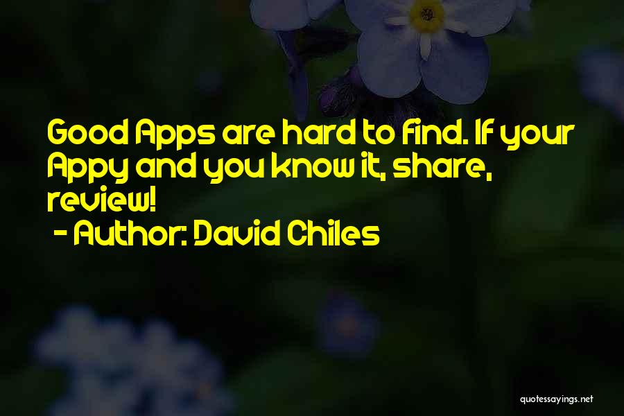 David Chiles Quotes 1666374