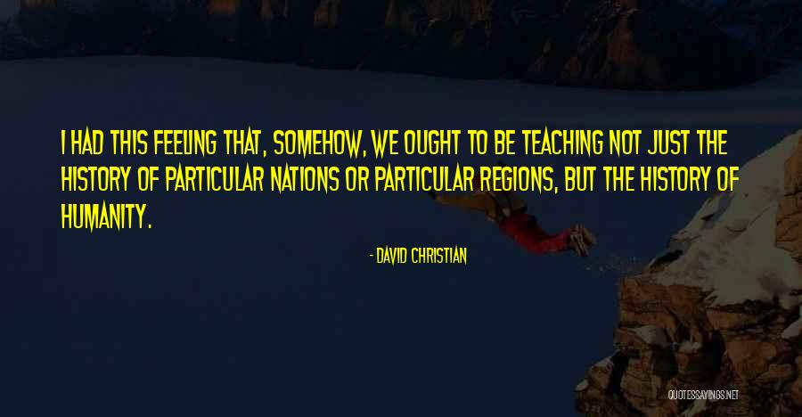 David Christian Quotes 1800477