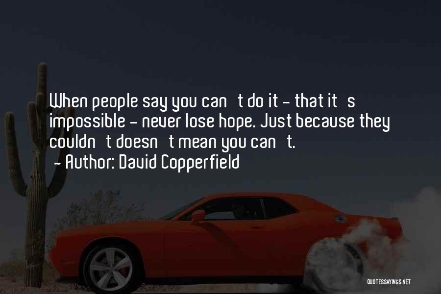 David Copperfield Quotes 1351341