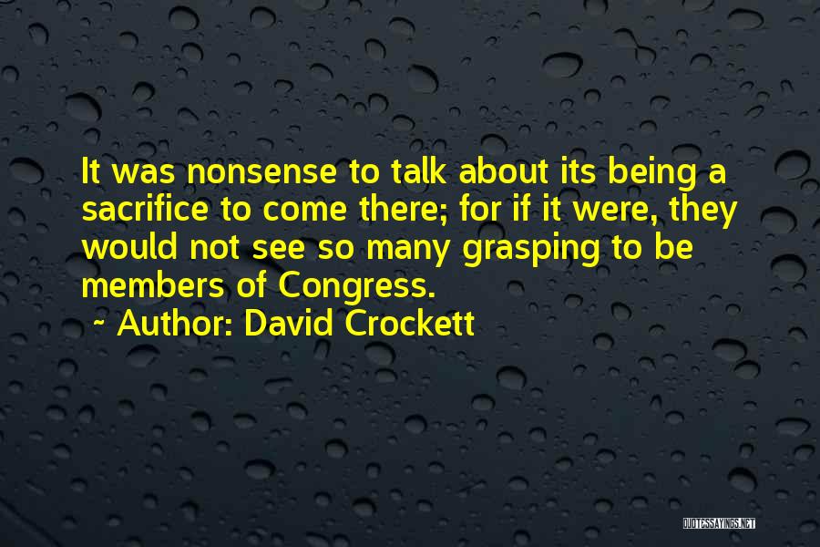 David Crockett Quotes 1003059