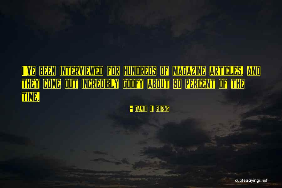 David D. Burns Quotes 127584 David D. Burns Quotes 127584