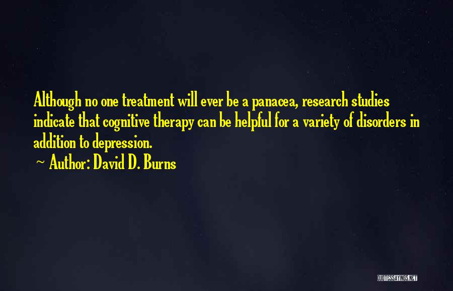 David D. Burns Quotes 1861240