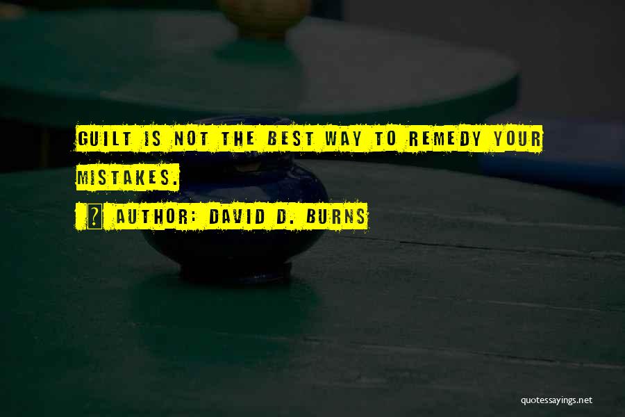 David D. Burns Quotes 902952