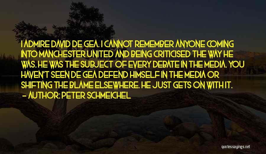 David De Gea Quotes By Peter Schmeichel