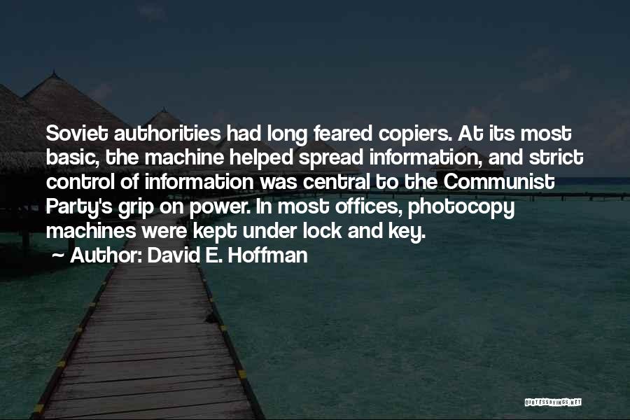 David E. Hoffman Quotes 139680