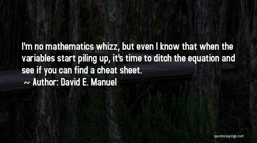 David E. Manuel Quotes 684194