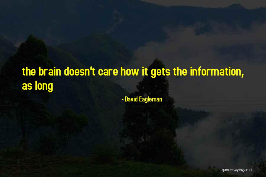 David Eagleman Quotes 1716915 David Eagleman Quotes 1716915