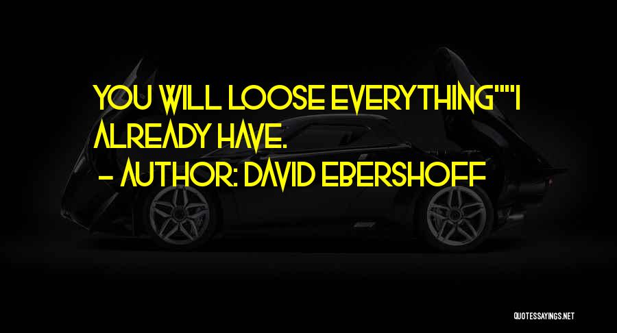 David Ebershoff Quotes 1999074