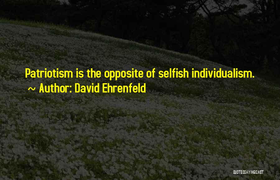 David Ehrenfeld Quotes 877641