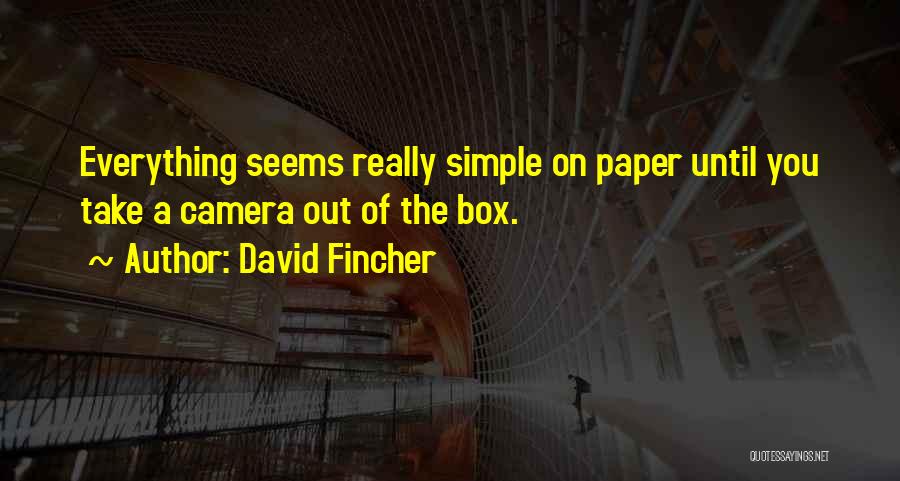 David Fincher Quotes 137484