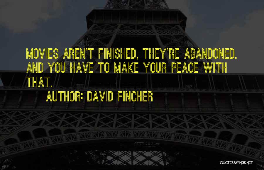 David Fincher Quotes 1586444