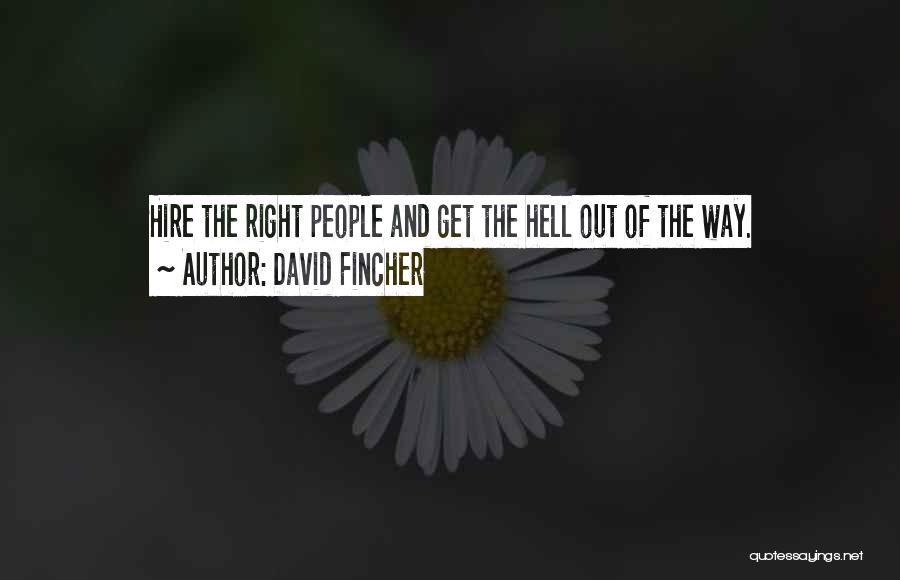 David Fincher Quotes 274679