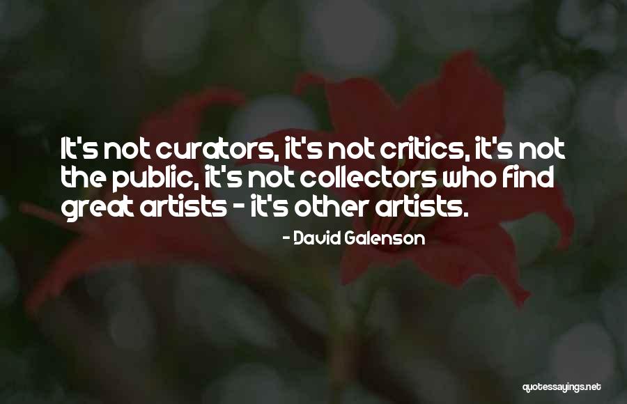 David Galenson Quotes 943432